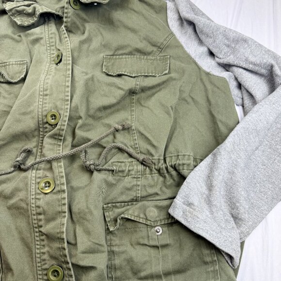 Womens Army Green Cargo Jacket Torrid - Picture 5 of 6